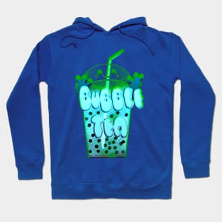 Blue bubble tea Hoodie